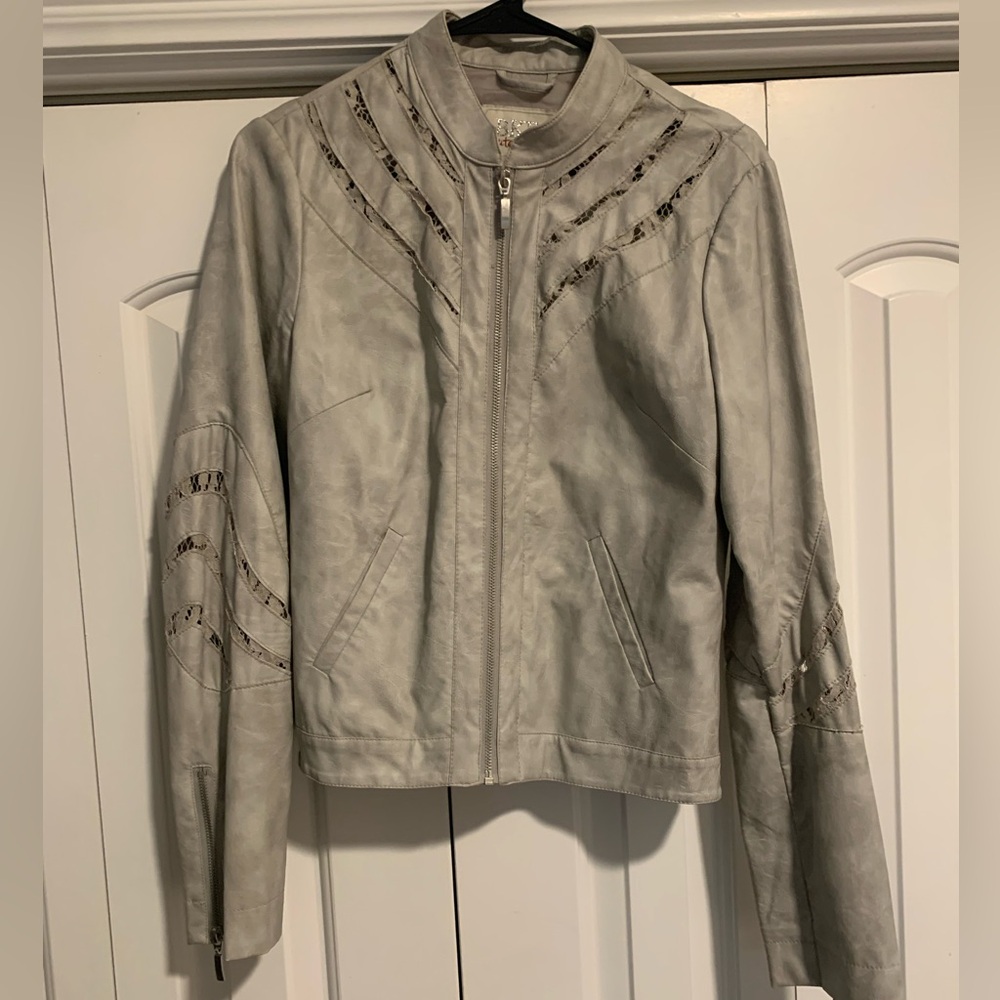 BKE Faux Leather Jacket